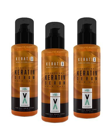 Keratin Saç Bakım Serumu 3 lü Kampanya / Keratix